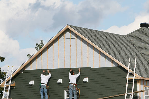 Professional Siding Installation technician working in Newport, PA